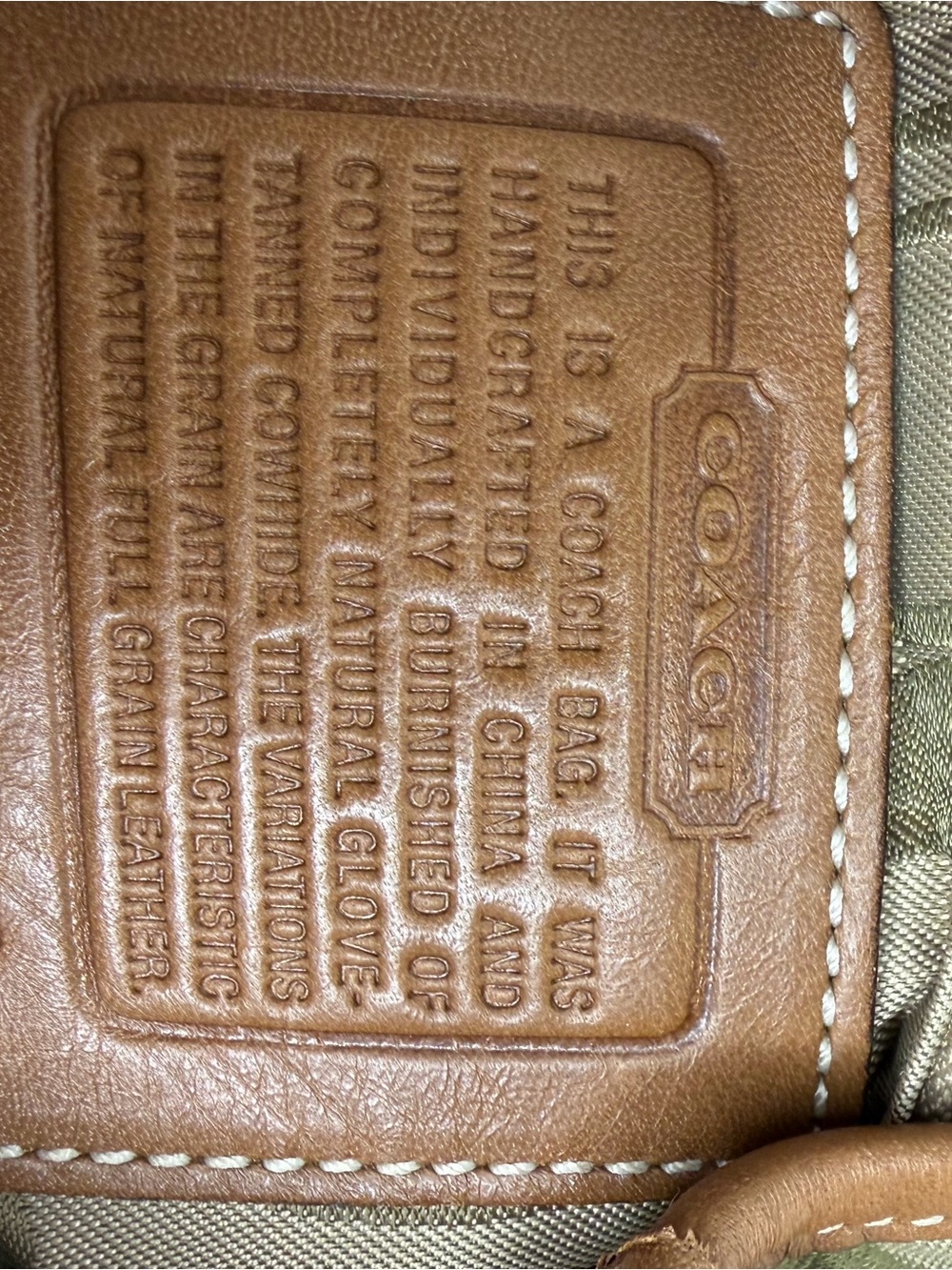 Vintage Y2K Coach 9480 Purse Bag Soho Hobo Saddle Leather Crossbody British Tan - Picture 3 of 8
